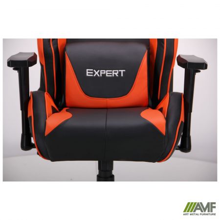 Фото 9 - Кресло VR Racer Expert Genius черный/оранжевый 