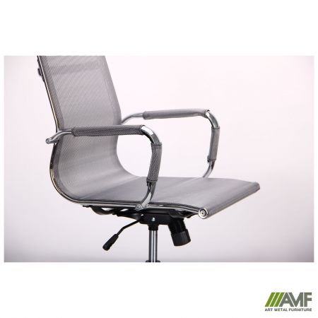 Фото 7 - Кресло Slim Net LB (XH-633B) серый 