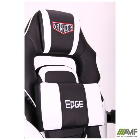Фото 7 - Кресло VR Racer Edge Omega черный/белый