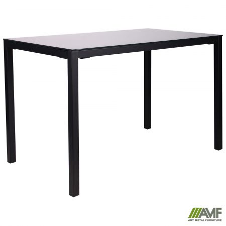 Фото 2 - Стол обеденный Родос DT-101 черный/стекло антрацит