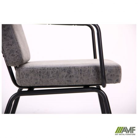 Фото 11 - Кресло Oasis черный / бетон