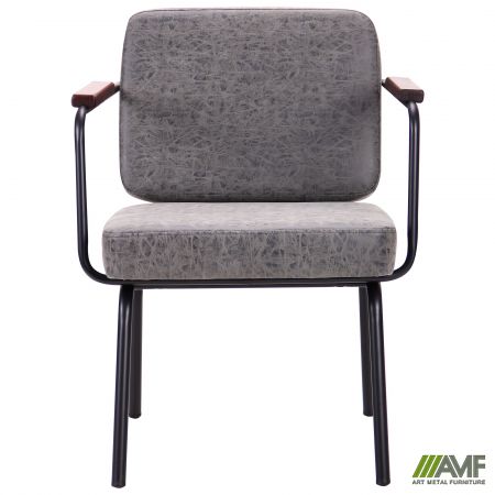 Фото 4 - Кресло Oasis черный / бетон