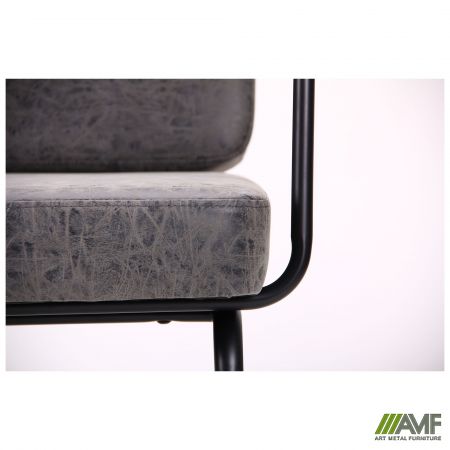 Фото 9 - Кресло Oasis черный / бетон