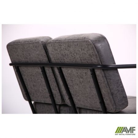 Фото 11 - Кресло Utwo черный / бетон