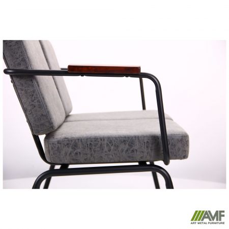 Фото 7 - Кресло Utwo черный / бетон