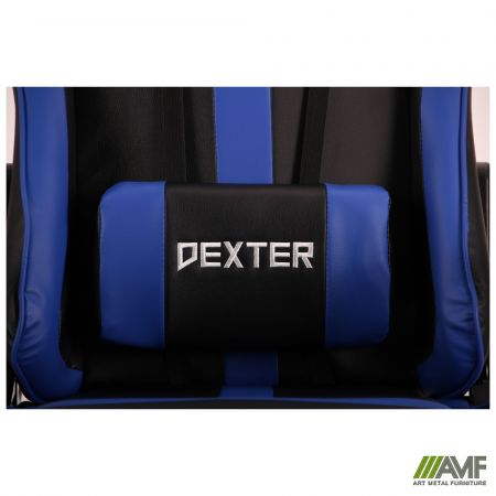 Фото 13 - Кресло VR Racer Dexter Skyline черный/синий