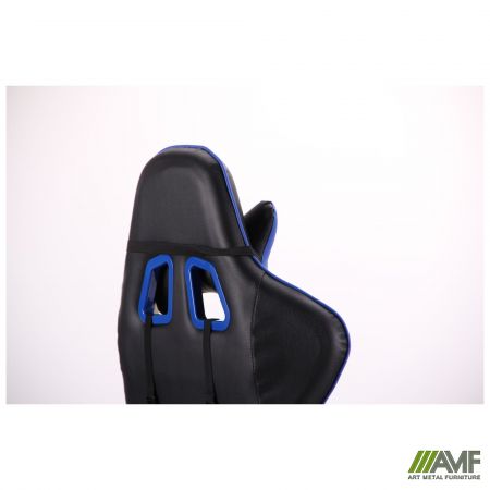 Фото 14 - Кресло VR Racer Dexter Skyline черный/синий