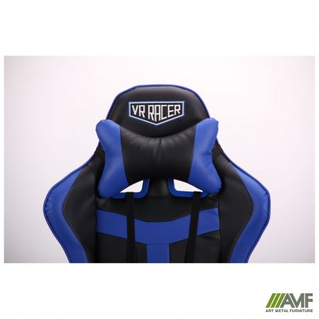 Фото 8 - Кресло VR Racer Dexter Skyline черный/синий