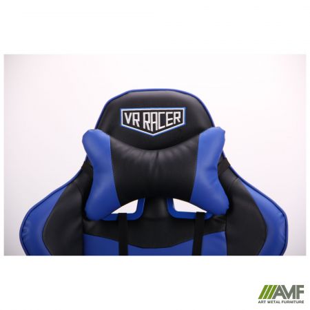 Фото 9 - Кресло VR Racer Dexter Skyline черный/синий