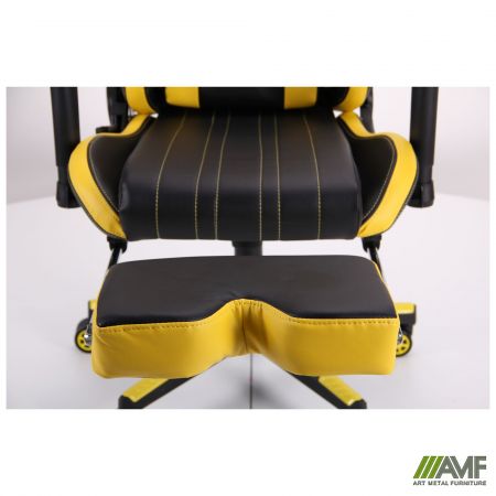 Фото 14 - Кресло VR Racer Dexter Megatron черный/желтый 