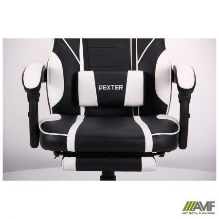 Фото 10 - Кресло VR Racer Dexter Vector черный/белый 