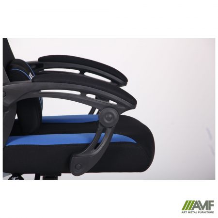 Фото 12 - Кресло VR Racer Radical Garrus черный/синий 