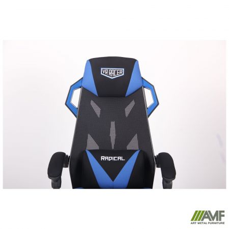 Фото 8 - Кресло VR Racer Radical Garrus черный/синий 