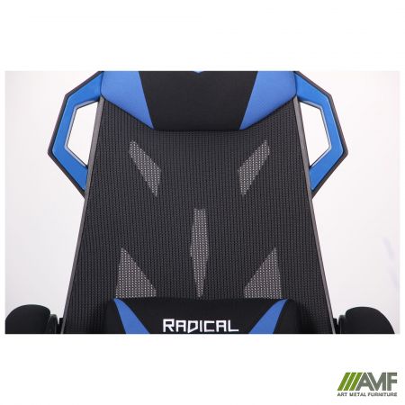 Фото 9 - Кресло VR Racer Radical Garrus черный/синий 