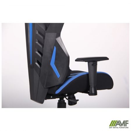 Фото 13 - Кресло VR Racer Radical Krios черный/синий 