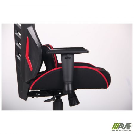 Фото 12 - Кресло VR Racer Radical Grunt черный/красный 
