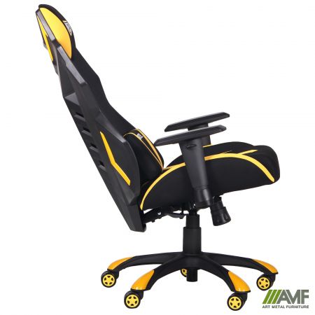 Фото 7 - Кресло VR Racer Radical Wrex черный/желтый 
