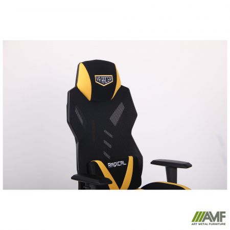 Фото 8 - Кресло VR Racer Radical Wrex черный/желтый 
