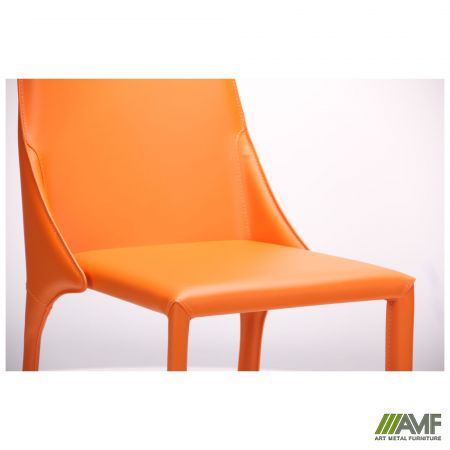 Фото 9 - Стул Artisan orange leather 