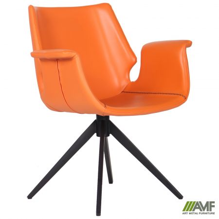 Фото 2 - Кресло Vert orange leather 