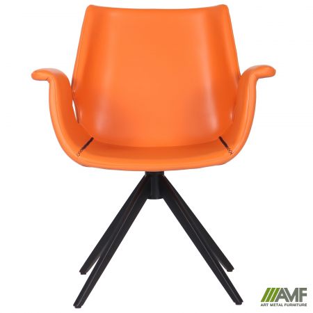 Фото 4 - Кресло Vert orange leather 