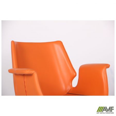 Фото 6 - Кресло Vert orange leather 