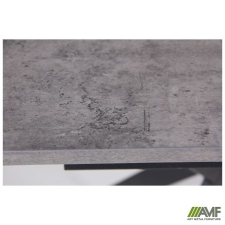 Фото 8 - Стіл обідній розкладний Jackson чорний / МДФ бетон 