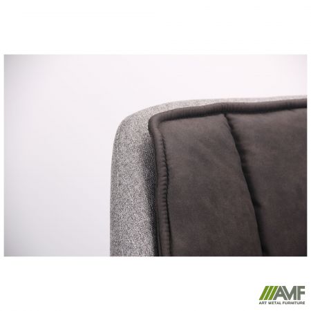Фото 10 - Кресло поворотное Virginia черный/cowboy базальт браун/меланж силвер 