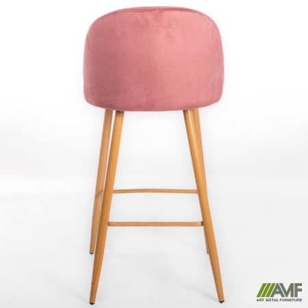 Фото 4 - Барный стул Bellini бук/pink 