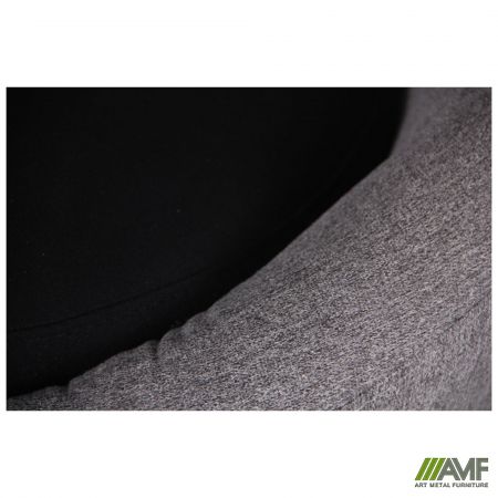 Фото 12 - Кресло Eclipse Сидней серый 20,черный 7, подушка черный 7 