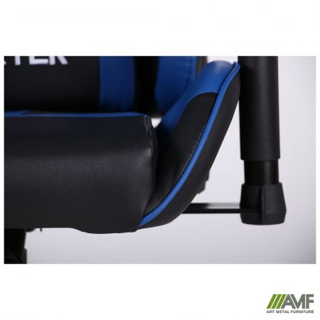Фото 12 - Кресло VR Racer Dexter Slag черный/синий 