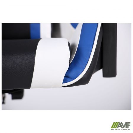 Фото 11 - Кресло VR Racer Dexter Frenzy черный/синий 