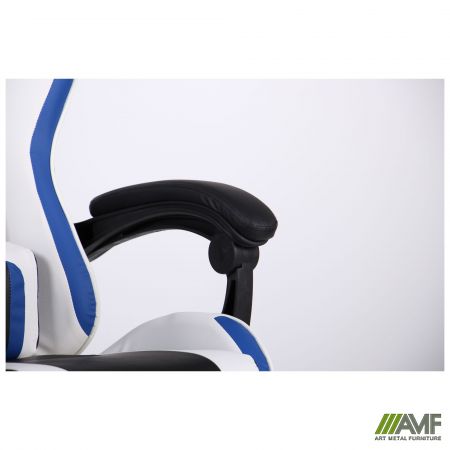 Фото 12 - Кресло VR Racer Dexter Frenzy черный/синий 