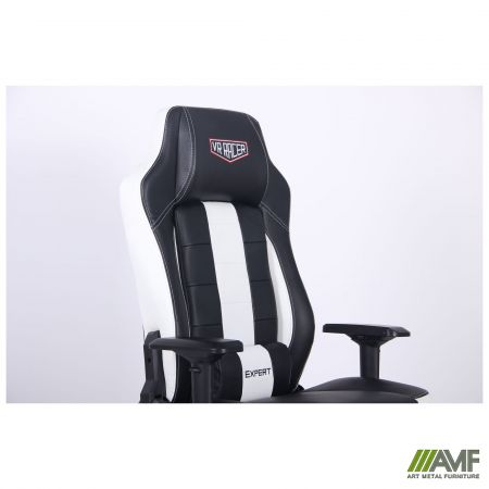 Фото 8 - Кресло VR Racer Expert Superb черный/белый 