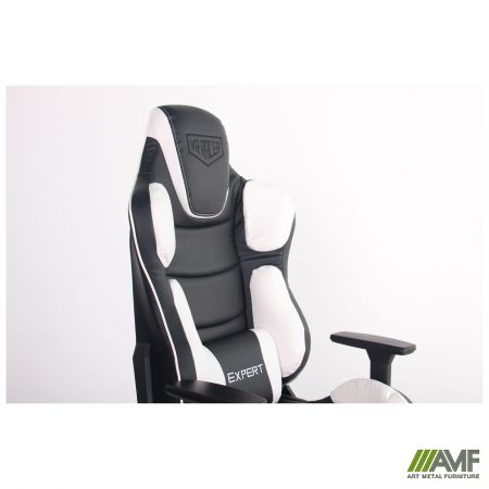 Фото 10 - Кресло VR Racer Expert Idol черный/белый 