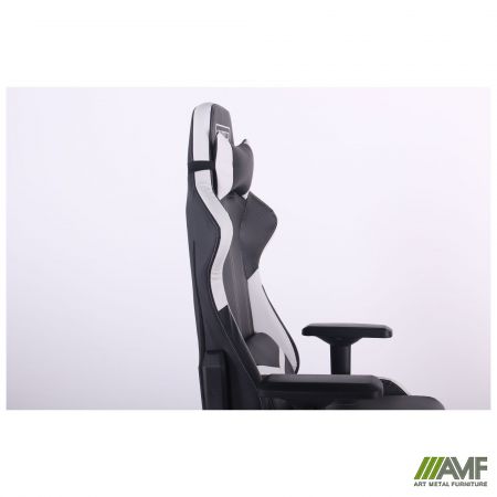 Фото 14 - Кресло VR Racer Expert Mentor черный/белый 