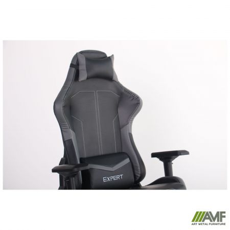 Фото 7 - Кресло VR Racer Expert Lord черный/серый 
