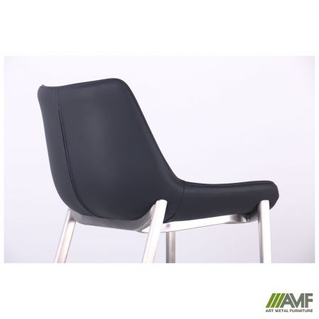 Фото 11 - Барний стілець Blanc black leather 