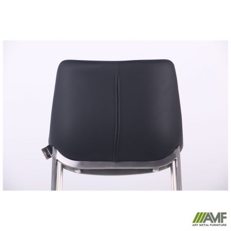 Фото 12 - Барний стілець Blanc black leather 