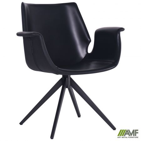 Фото 2 - Кресло Vert black leather