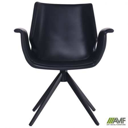 Фото 3 - Кресло Vert black leather