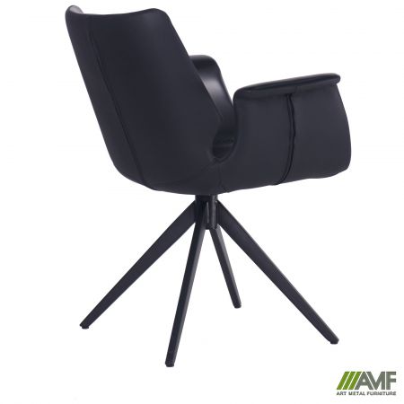 Фото 5 - Кресло Vert black leather