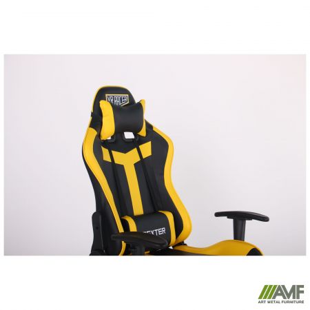 Фото 12 - Крісло VR Racer Dexter Rumble чорний/жовтий 