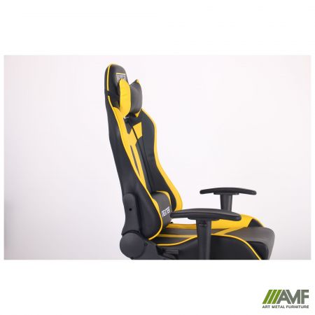 Фото 15 - Крісло VR Racer Dexter Rumble чорний/жовтий 