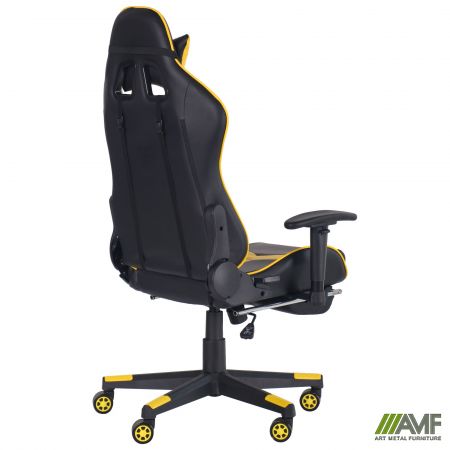 Фото 5 - Кресло VR Racer Dexter Rumble черный/желтый 
