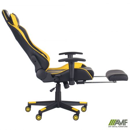 Фото 6 - Кресло VR Racer Dexter Rumble черный/желтый 