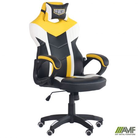 Фото 2 - Кресло VR Racer Dexter Jolt черный/желтый 