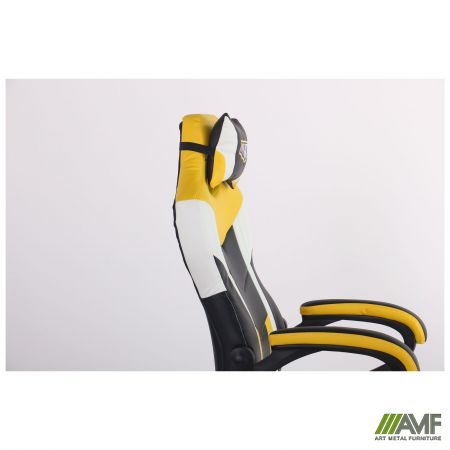 Фото 12 - Кресло VR Racer Dexter Jolt черный/желтый 