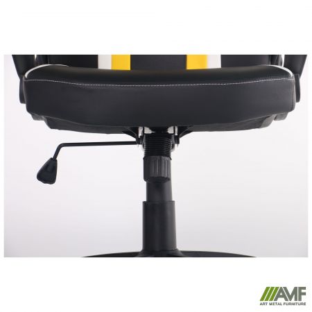 Фото 16 - Кресло VR Racer Dexter Jolt черный/желтый 