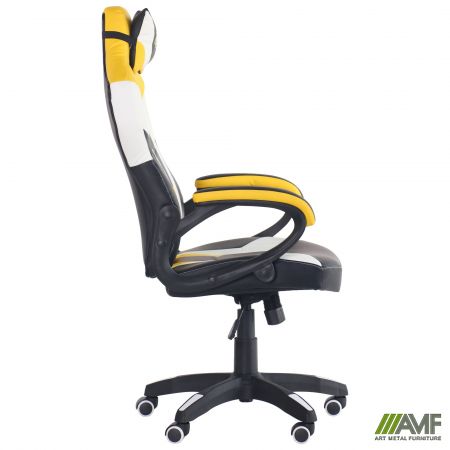 Фото 3 - Кресло VR Racer Dexter Jolt черный/желтый 